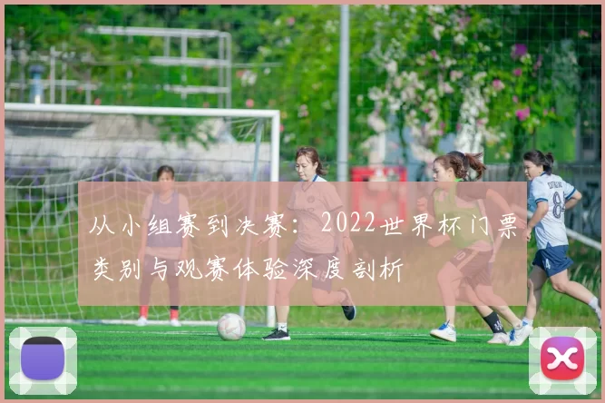 从小组赛到决赛：2022世界杯门票类别与观赛体验深度剖析