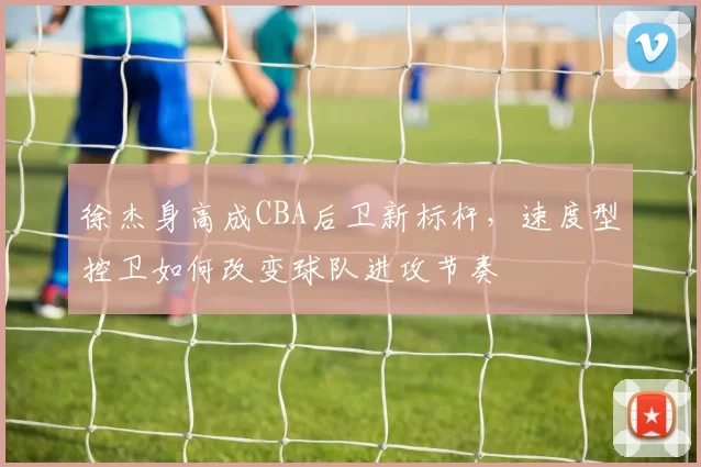 徐杰身高成CBA后卫新标杆,速度型控卫如何改变球队进攻节奏