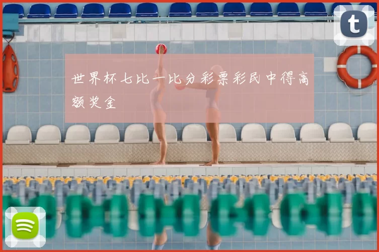 世界杯七比一比分彩票彩民中得高额奖金